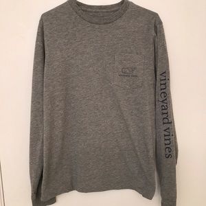 Vineyard Vines Gray Long Sleeve T-Shirt